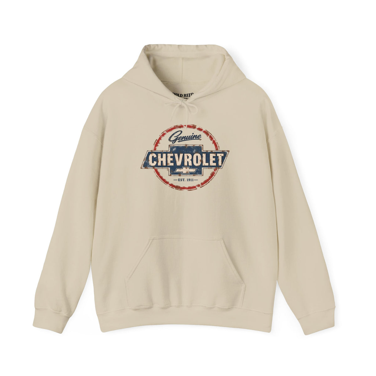 Vintage Genuine Chevrolet Graphic Hoodie | Retro Classic Car Sweatshirt