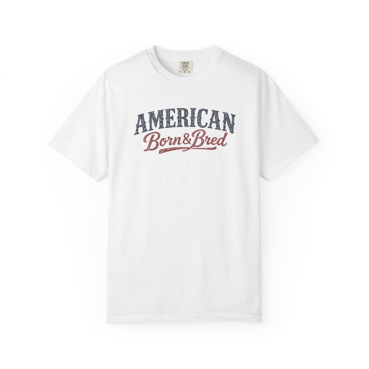 American Born & Bred Shirt, Patriotic Graphic Tee, Vintage Americana Shirt, Country Western Tee, USA Graphic Shirt