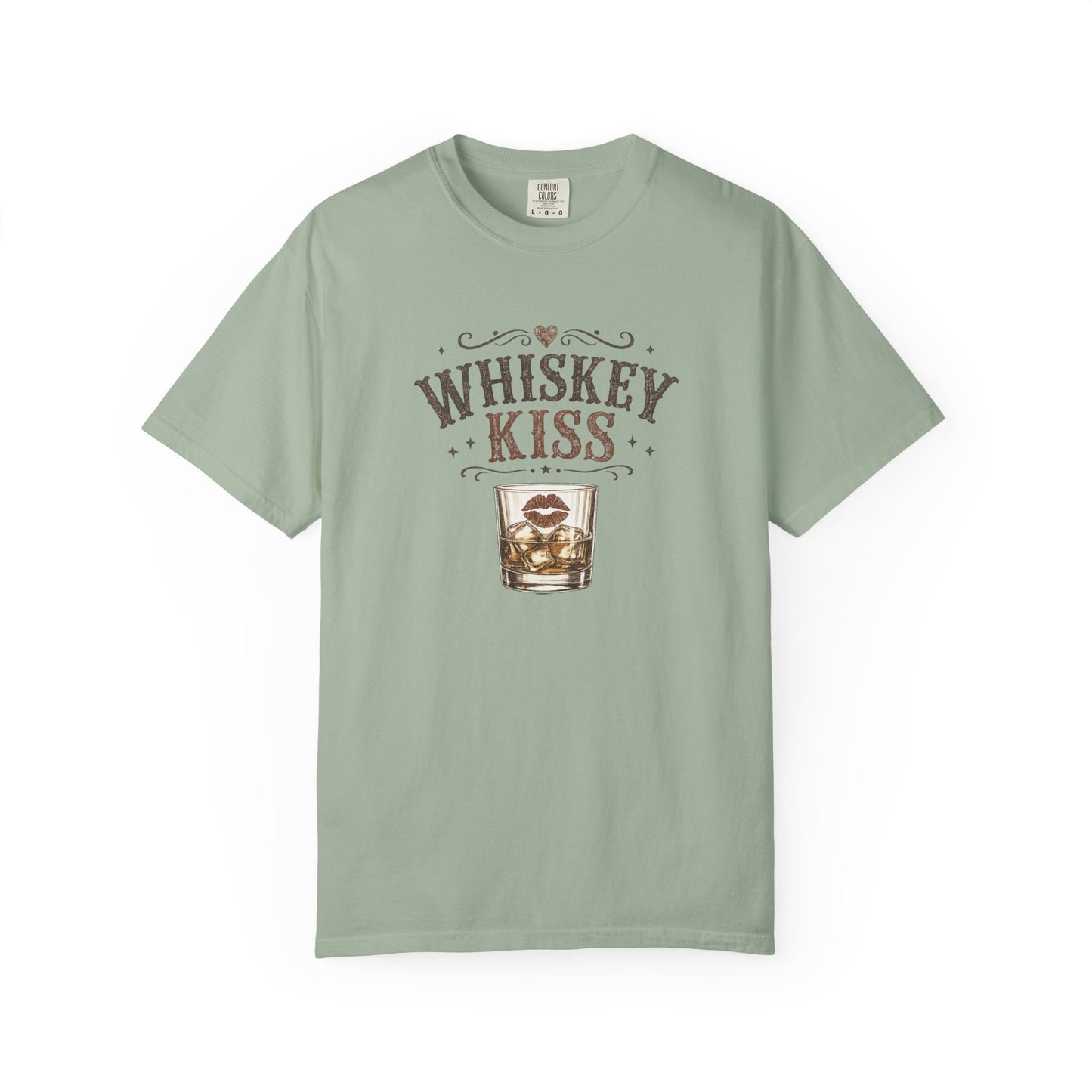 Whiskey Kiss Shirt, Country Graphic Tee, Western Cute Cowgirl Shirt, Vintage Whiskey Tee, Cute Country Outfit Top