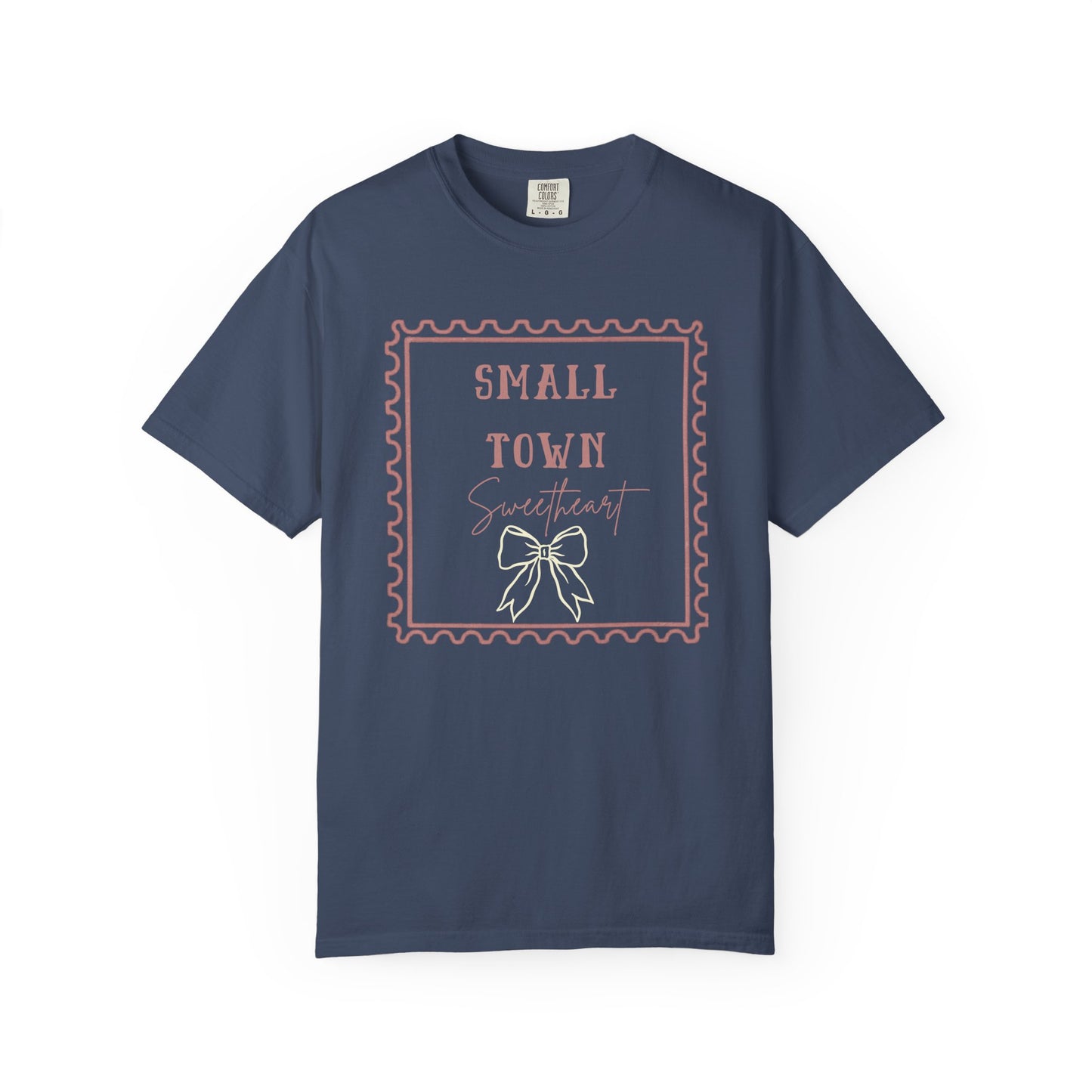 Small Town Sweetheart Shirt | Western Bow Graphic Tee | Country Girl Shirt | Cute Southern Tee | Comfort Colors Shirt | Wild Reed Apparel