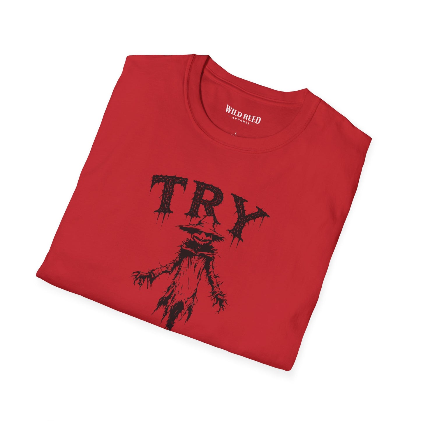 Try Me Creepy Scarecrow Halloween T-Shirt