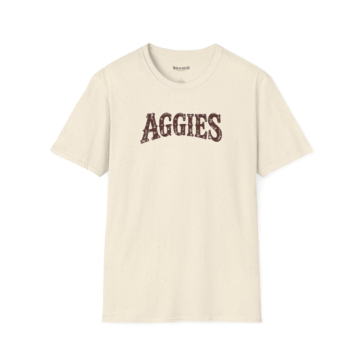 Aggies Vintage Collegiate Graphic Tee | Maroon Game Day Shirt