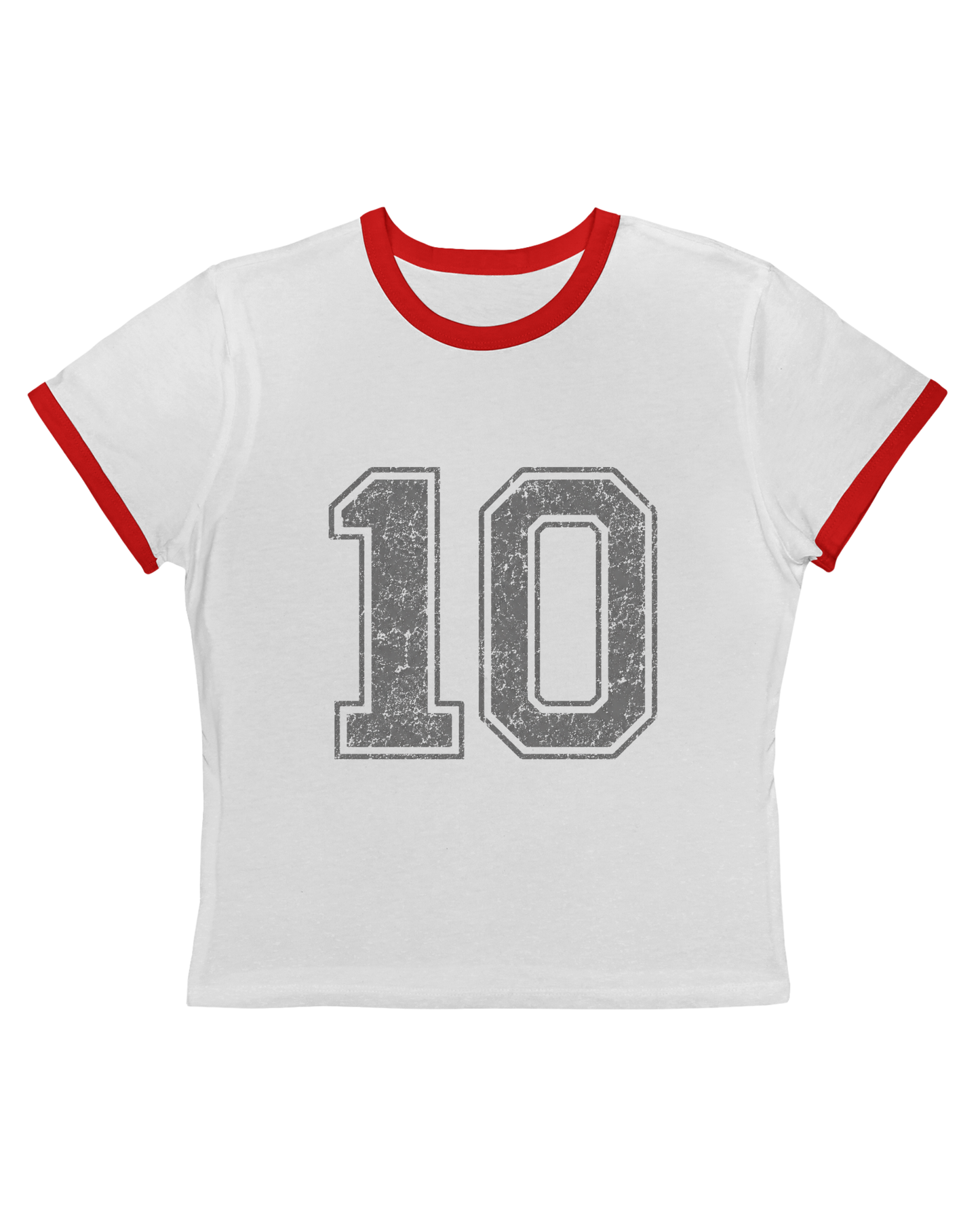 Vintage Varsity Number Ringer Baby Tee