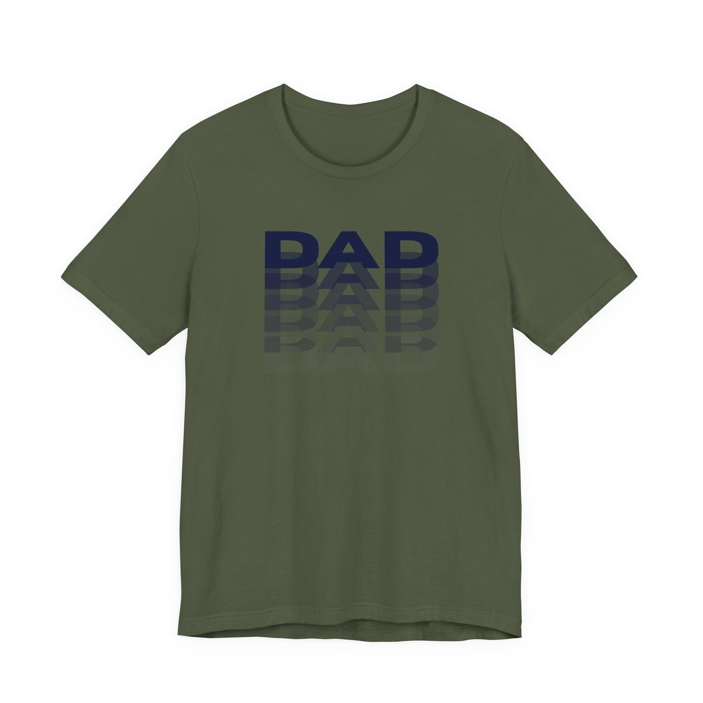 Retro Dad Gradient Graphic Tee | Minimalist Father Shirt | Wild Reed Apparel