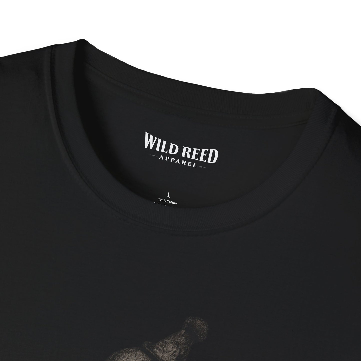Sinister Clown Heart Hands Stealth Black-on-Black Graphic Tee