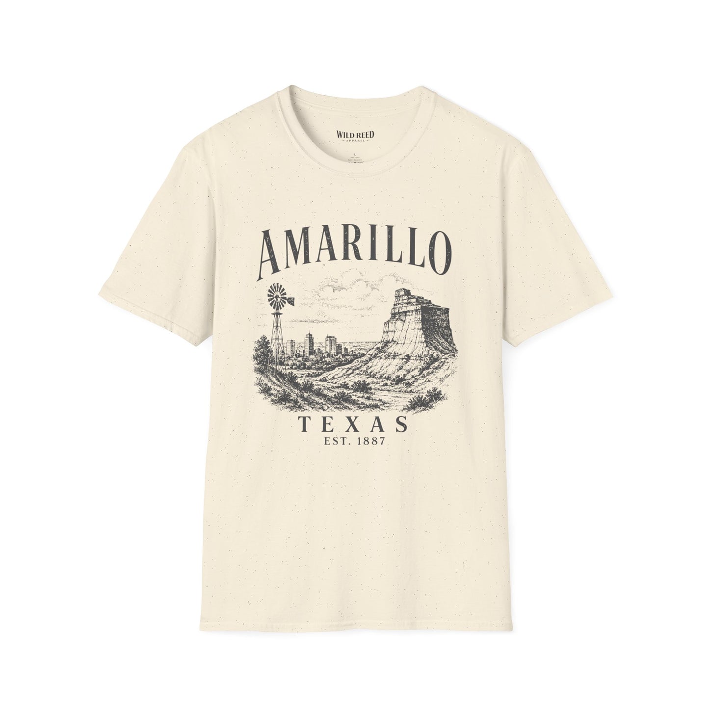 Amarillo Texas Vintage Palo Duro Canyon Graphic T-Shirt | Gildan 64000 Unisex Tee