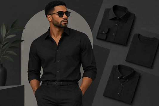 Black on Black Shirts for Low-Key Statement Style