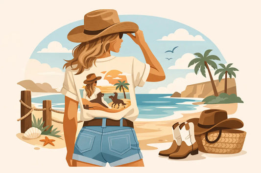 How to Style a Coastal Cowgirl Graphic Tee