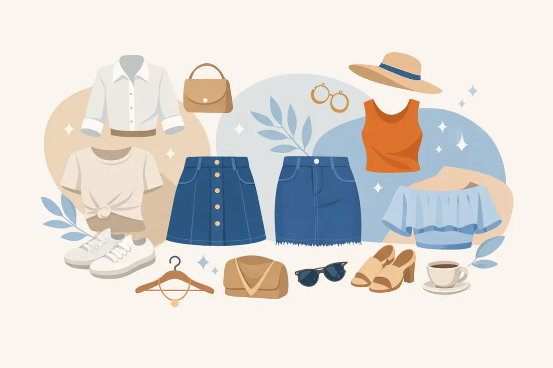 What Tops Match Denim Skirts? 8 Easy Outfit Ideas