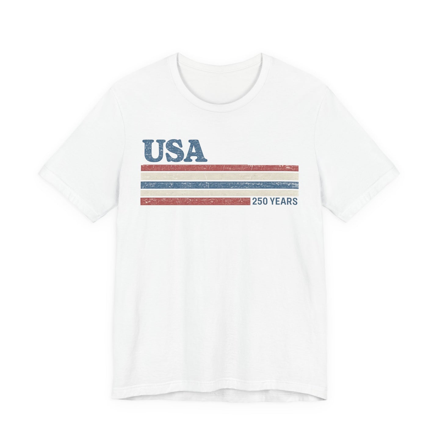 USA 250 Years Vintage Patriotic Tee