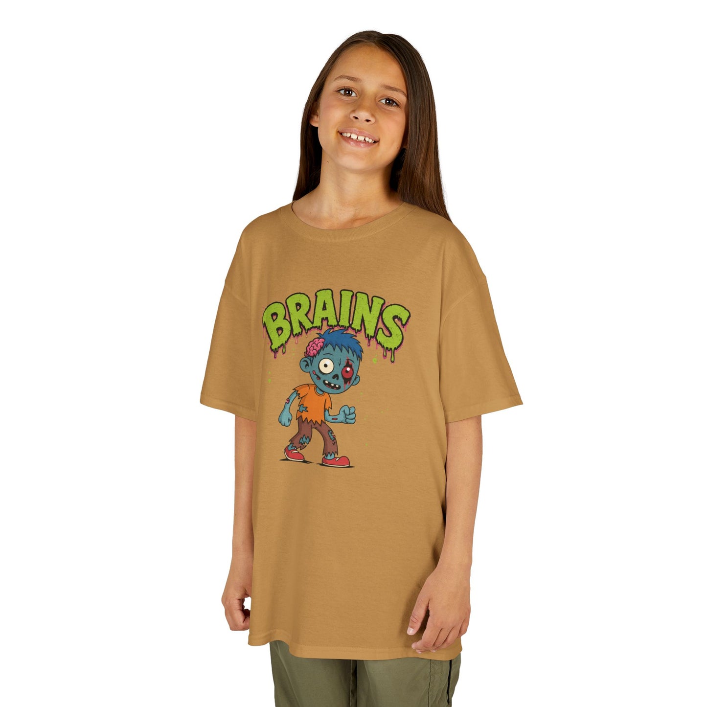 Brains Zombie Kids Halloween T-Shirt