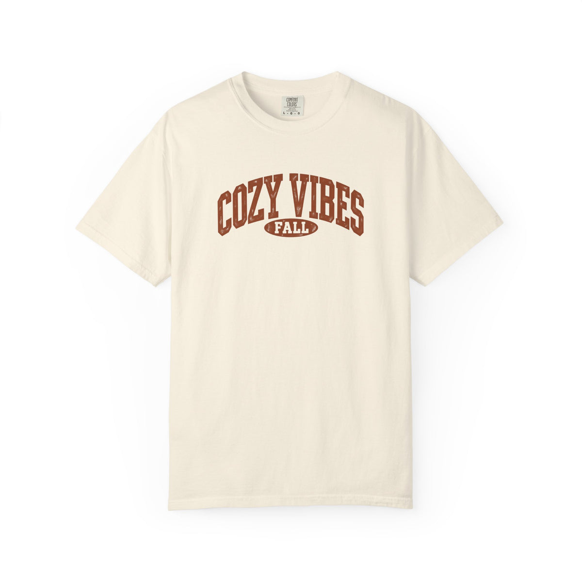 Cozy Vibes Fall Graphic Tee | Vintage Collegiate Comfort Colors 1717 T-Shirt