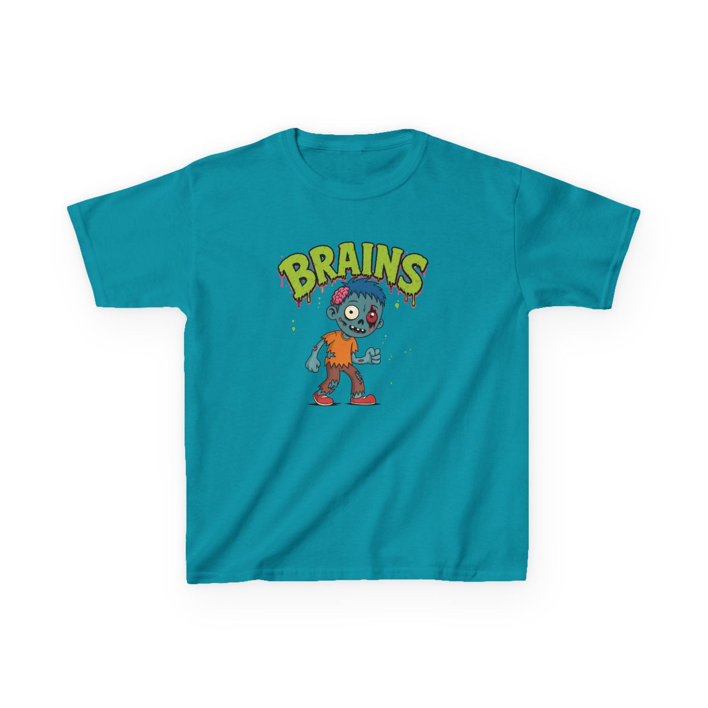 Brains Zombie Kids Halloween T-Shirt