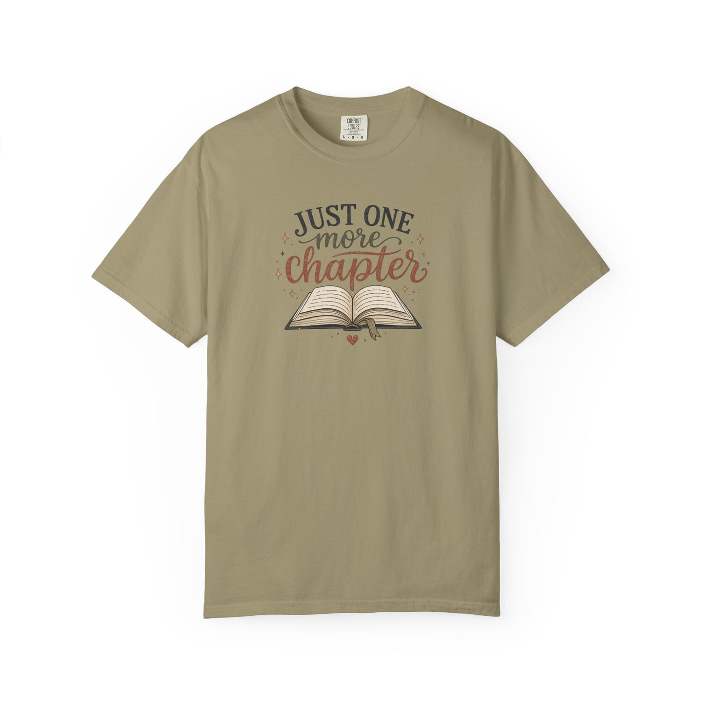 Just One More Chapter Shirt, Book Lover T-Shirt, Reader Graphic Tee, Cozy Reading Shirt, Bibliophile Gift, Bookish Tee