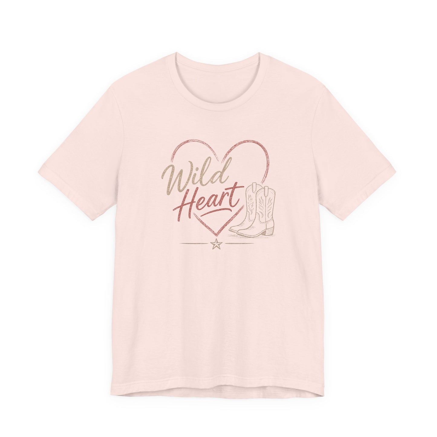Wild Heart Cowboy Boots Graphic Tee | Western Graphic Shirt | Country Concert Outfit | Cowgirl Style Tee