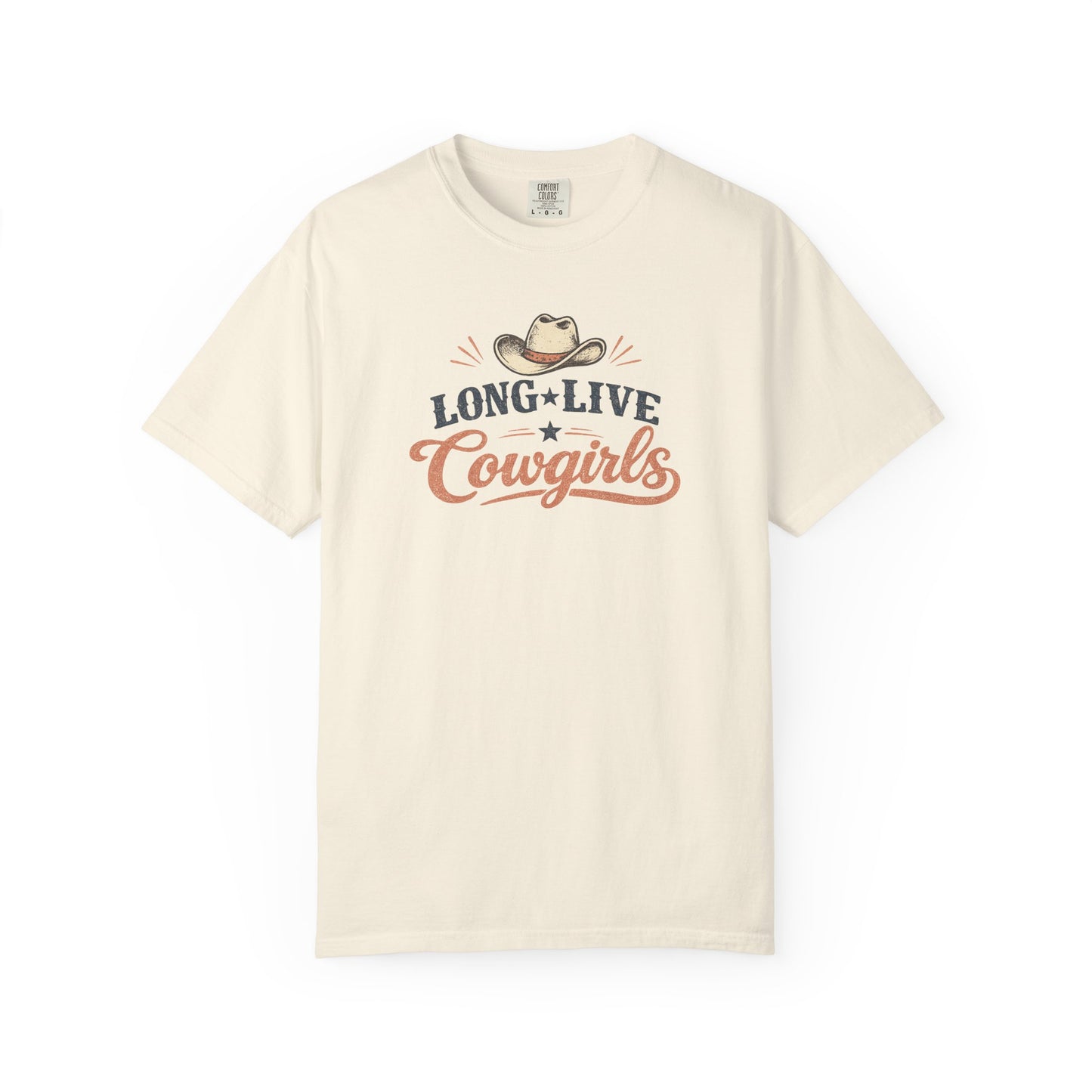 Long Live Cowgirls Vintage Western Graphic Tee | Distressed Country Shirt | Cowgirl Concert Tee | Wild Range Collection