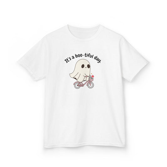 It’s a Boo-tiful Day Ghost Kids Halloween T-Shirt