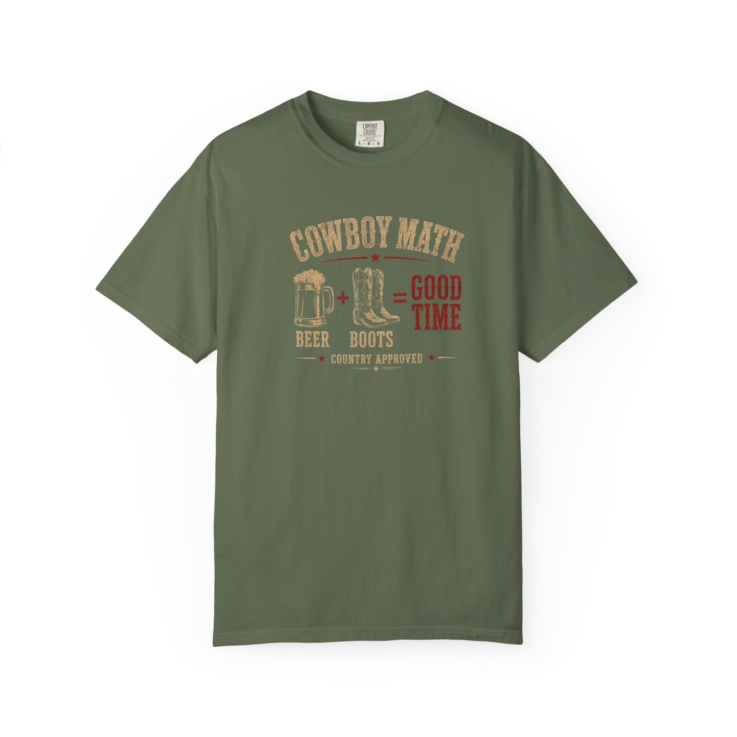 Cowboy Math Shirt – Funny Western Graphic Tee, Country Humor Shirt, Rodeo Style Tee, Unisex Western Apparel