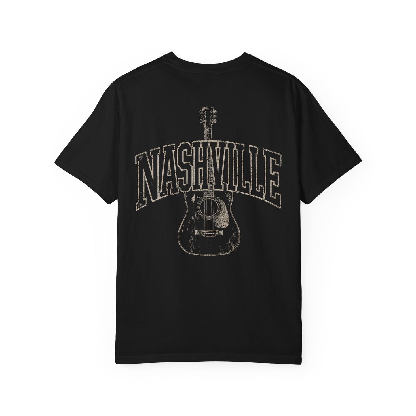 Nashville Guitar Graphic Tee | Vintage Country Music Shirt