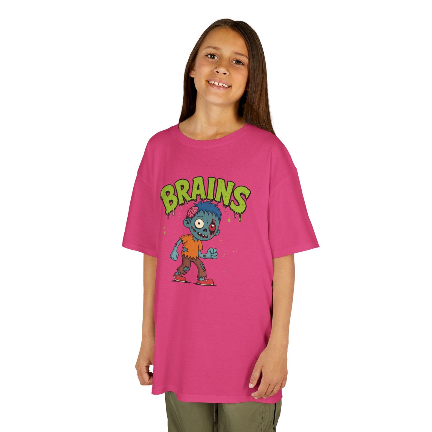 Brains Zombie Kids Halloween T-Shirt