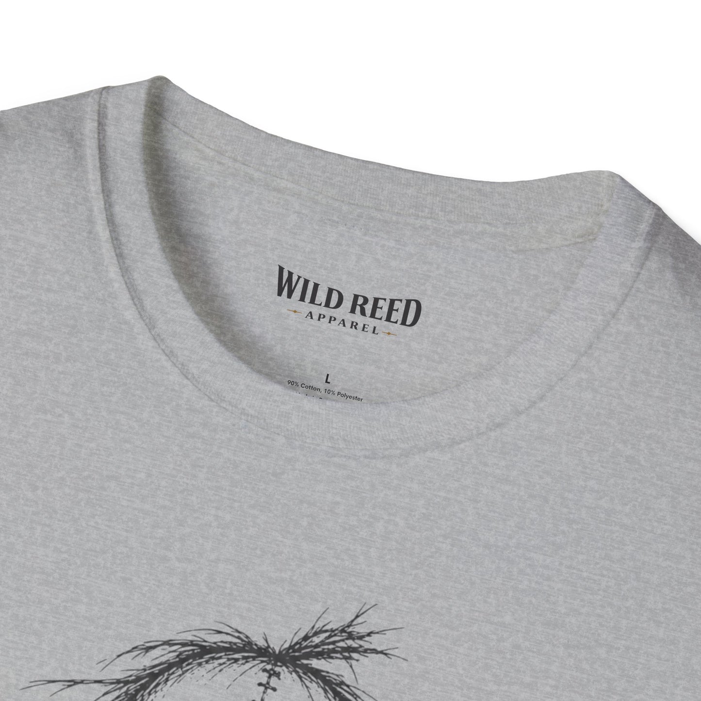 Wild Reed Apparel Creepy Ragdoll Halloween Shirt | Vintage Scarecrow Graphic Tee | Spooky Season Unisex T-Shirt
