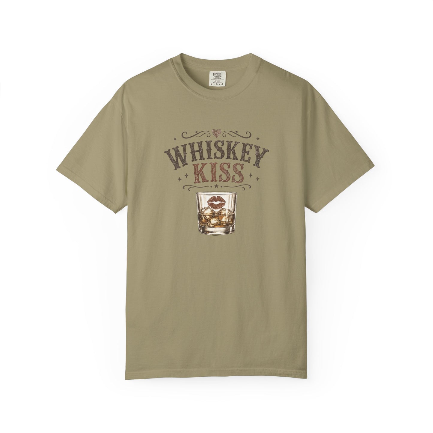 Whiskey Kiss Shirt, Country Graphic Tee, Western Cute Cowgirl Shirt, Vintage Whiskey Tee, Cute Country Outfit Top