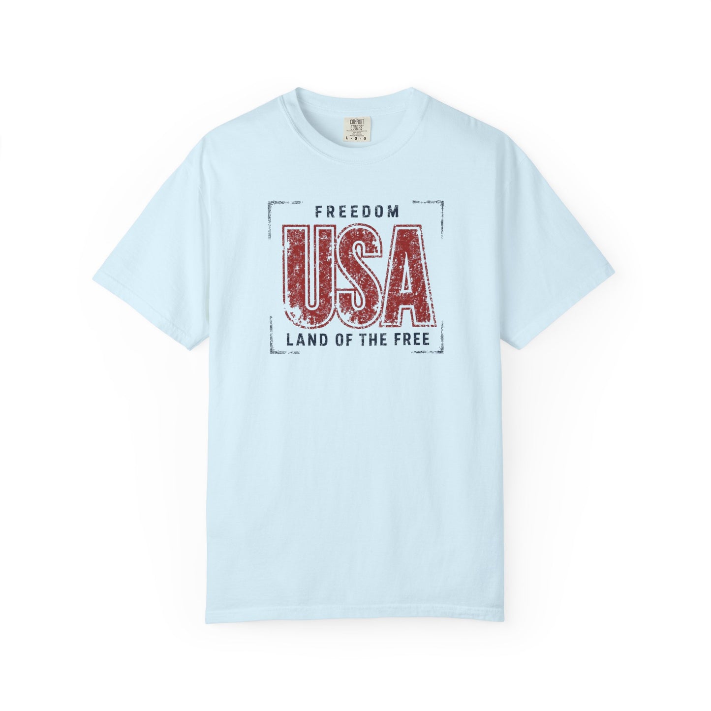 USA Freedom Land of the Free Vintage Patriotic T-Shirt