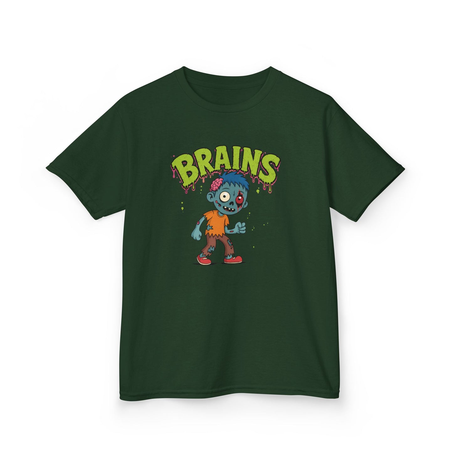 Brains Zombie Kids Halloween T-Shirt