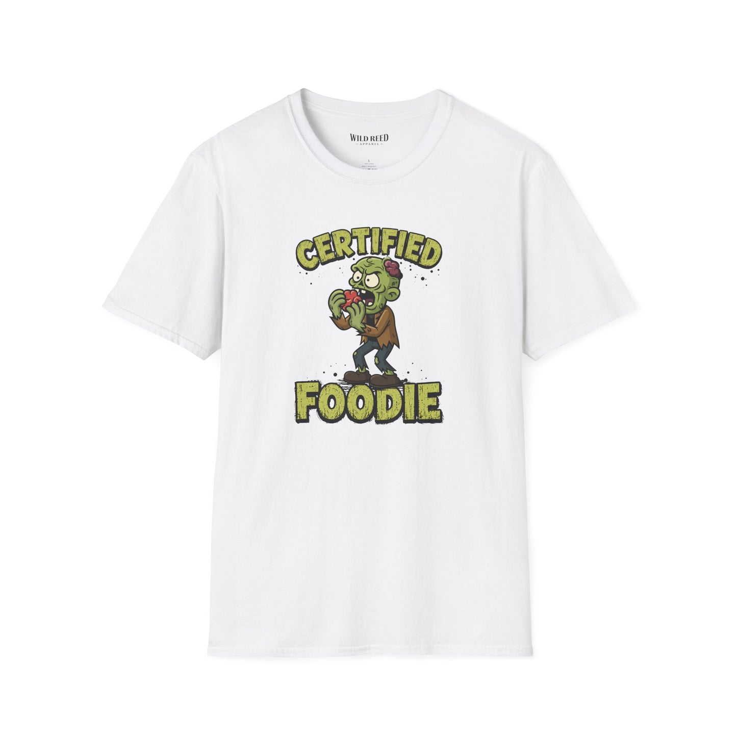 Certified Foodie Funny Zombie Graphic Tee
