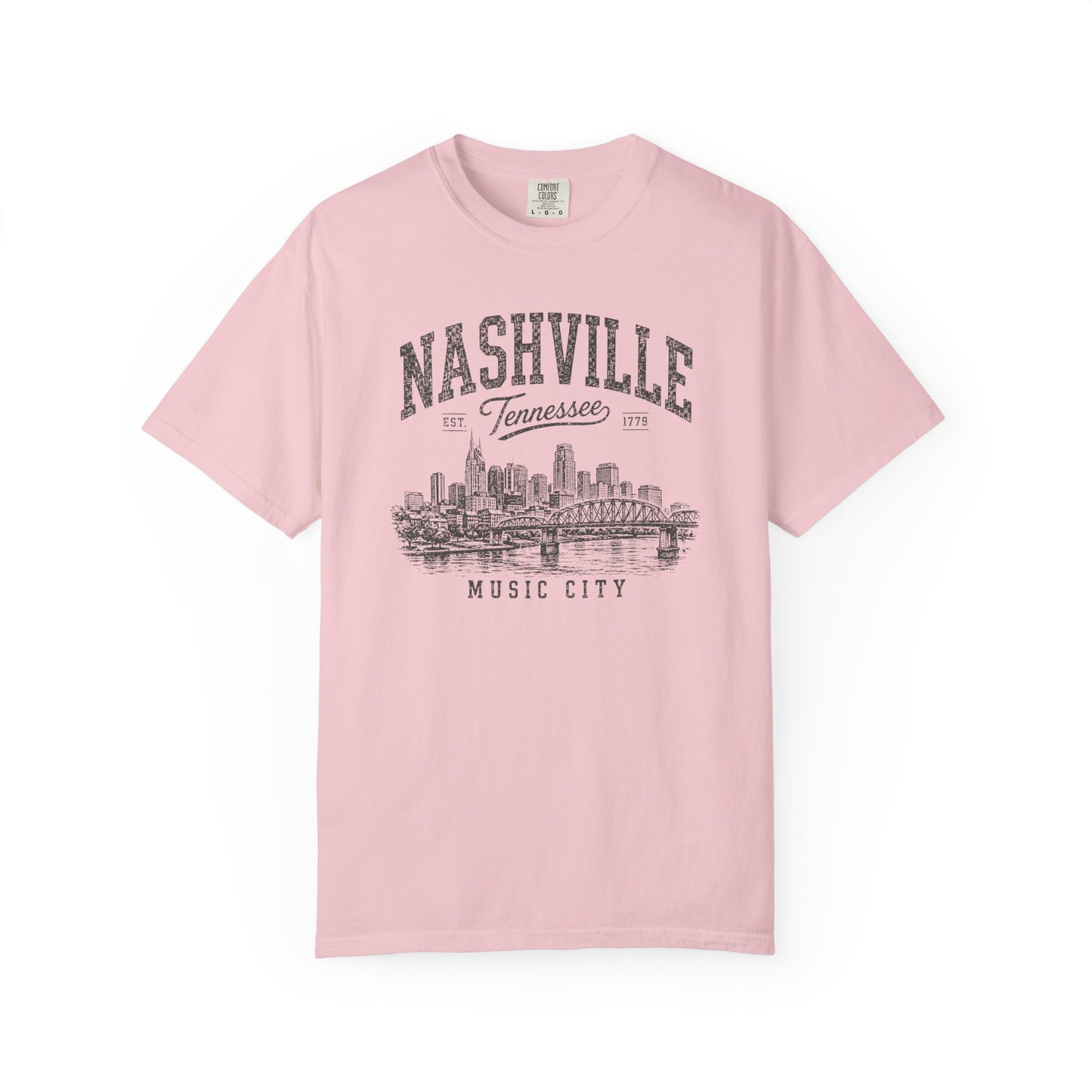 Nashville Tennessee Vintage Graphic T-Shirt | Music City Heritage Tee