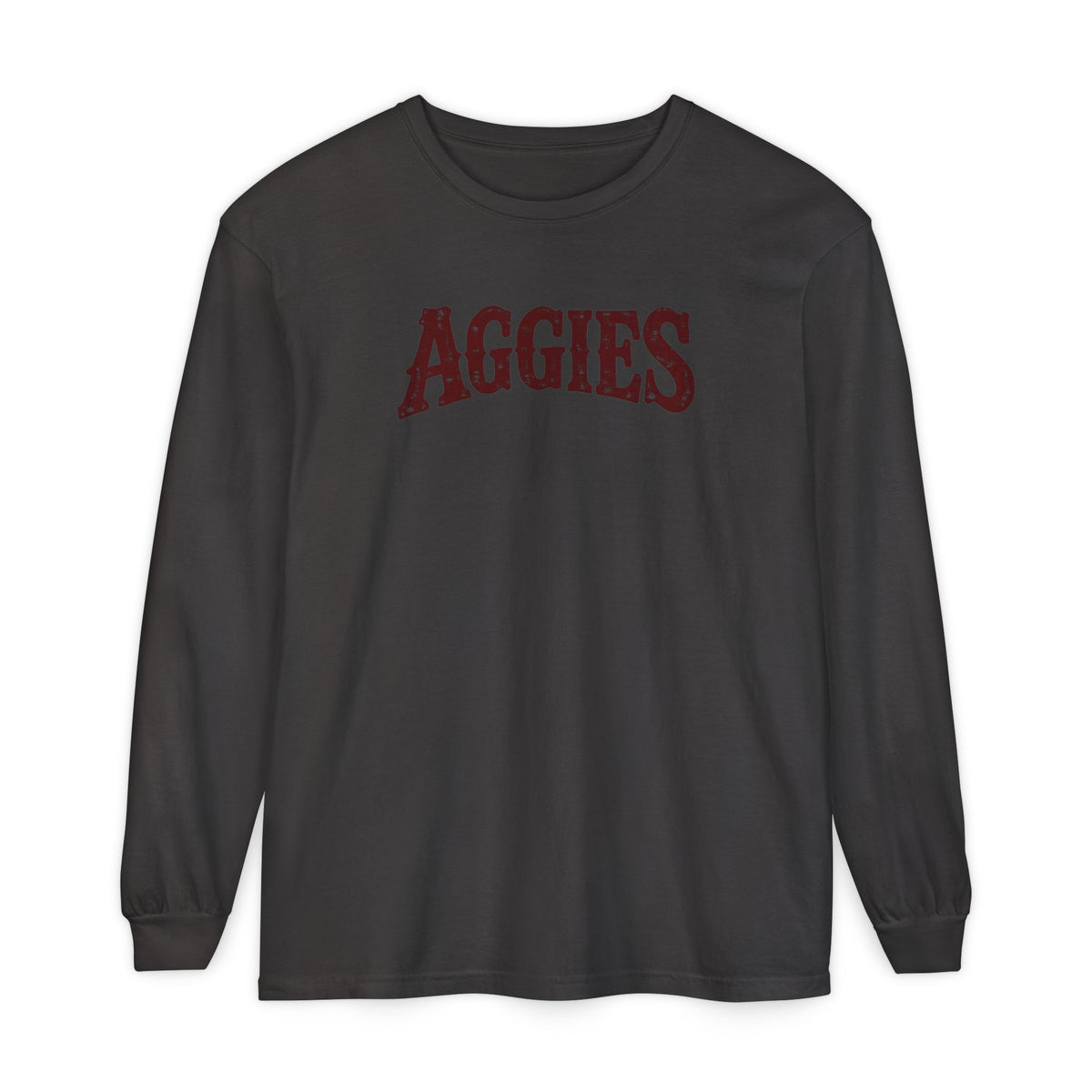 Aggies Vintage Collegiate Long Sleeve Tee | Comfort Colors 6014