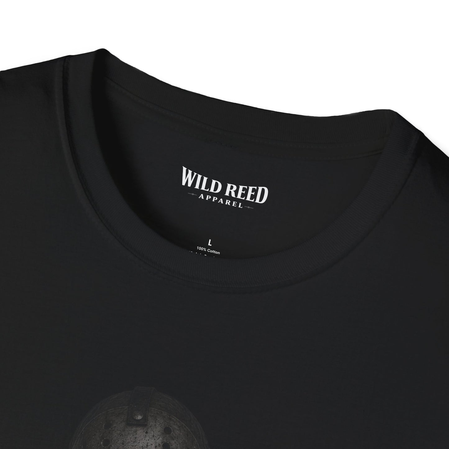 Masked Slasher Heart Hands Stealth Black-on-Black Graphic Tee