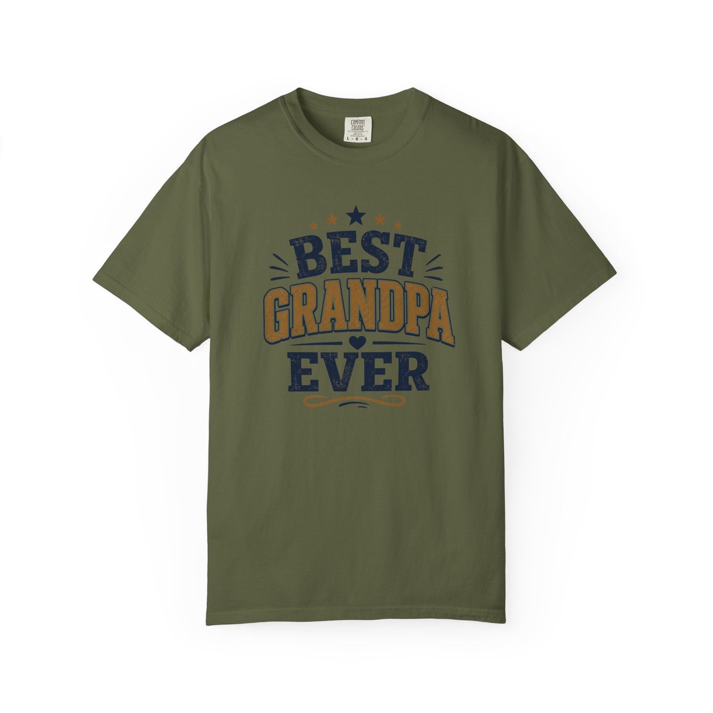 Vintage Best Grandpa Ever Shirt, Grandpa Gift Tee, Father’s Day Grandpa Shirt, Retro Grandpa Graphic Tee