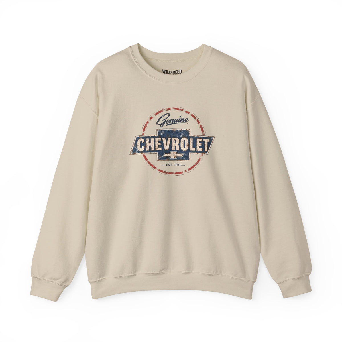 Vintage Genuine Chevrolet Crewneck Sweatshirt | Retro Classic Car Pullover