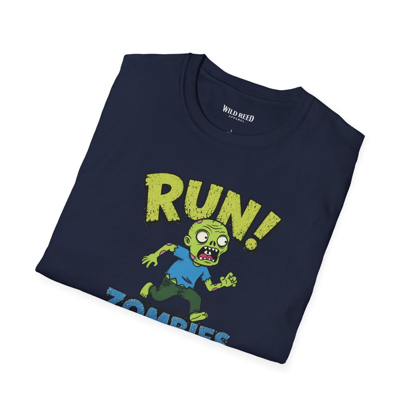 Run! Zombies Are Coming Funny Zombie Graphic Tee
