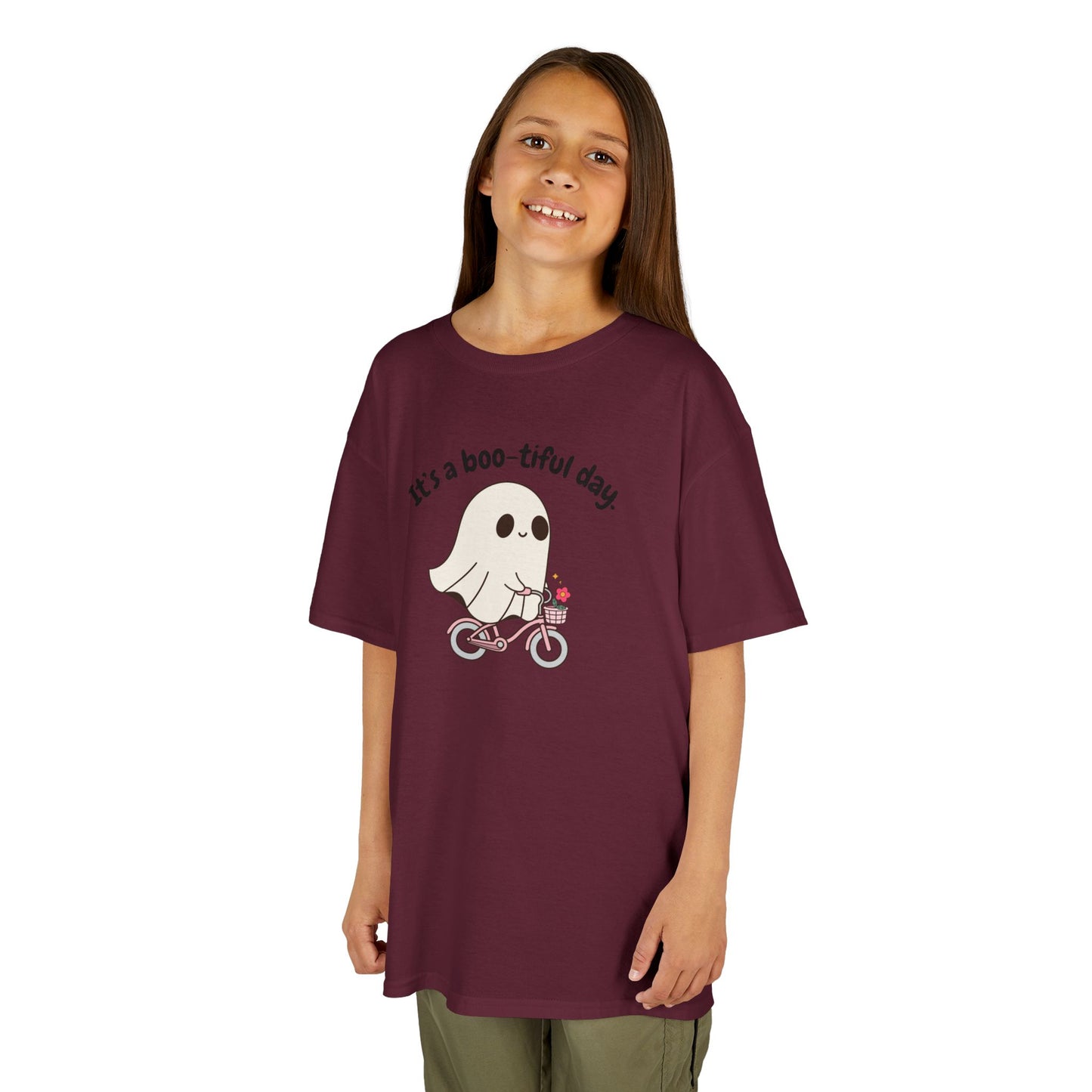 It’s a Boo-tiful Day Ghost Kids Halloween T-Shirt
