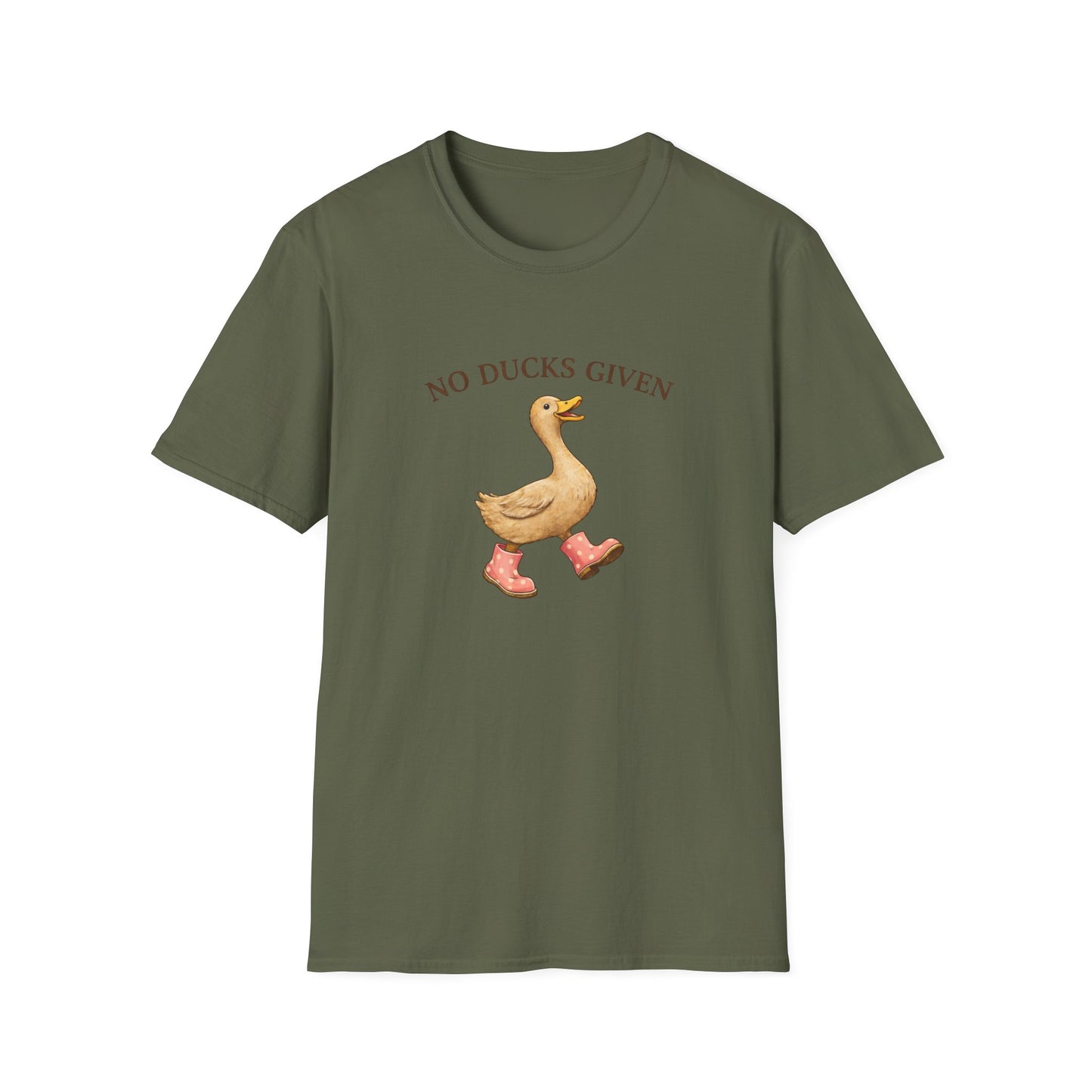 No Ducks Given Lustiges Enten-Grafik-T-Shirt