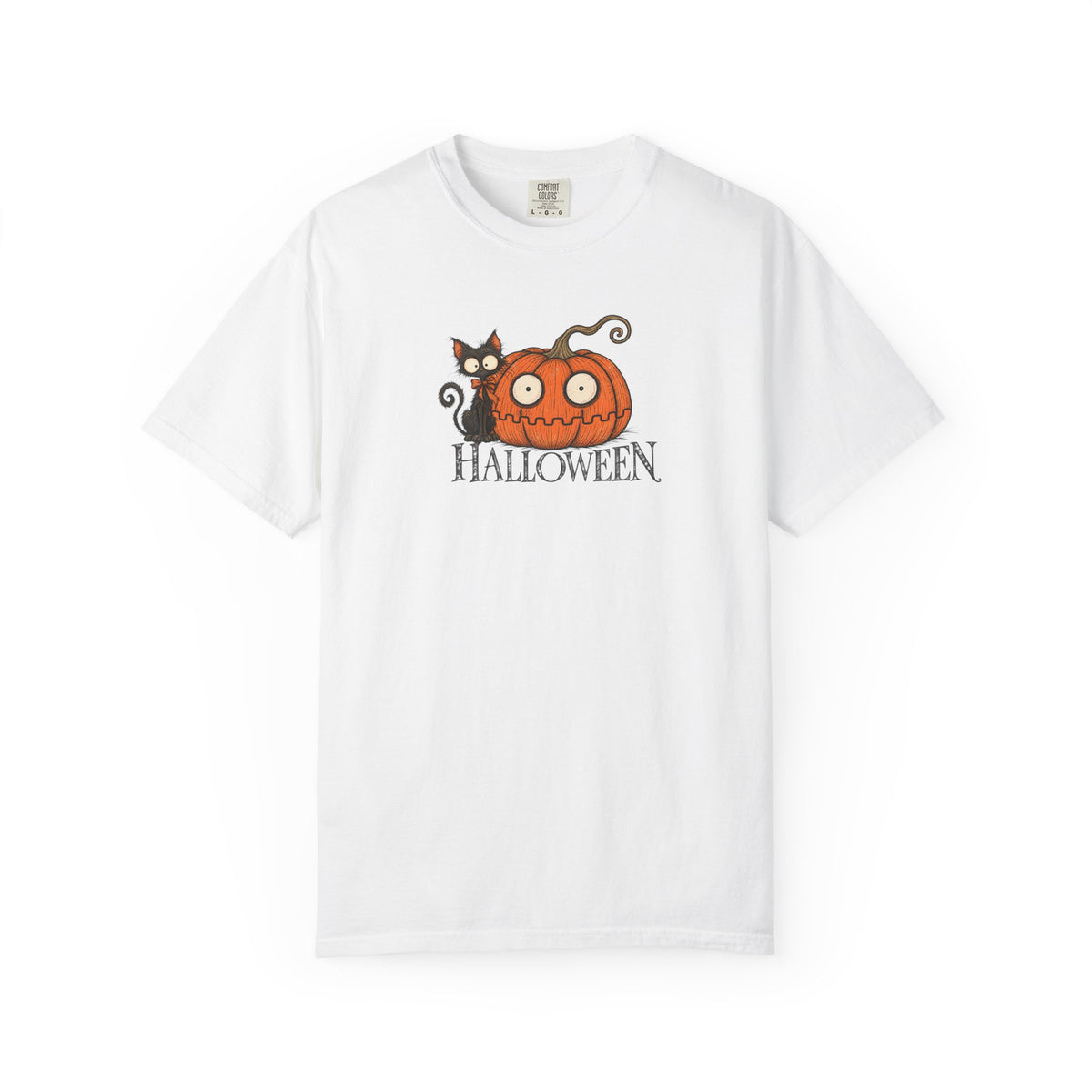 Vintage Halloween Pumpkin Graphic Tee | Comfort Colors 1717 Fall Shirt