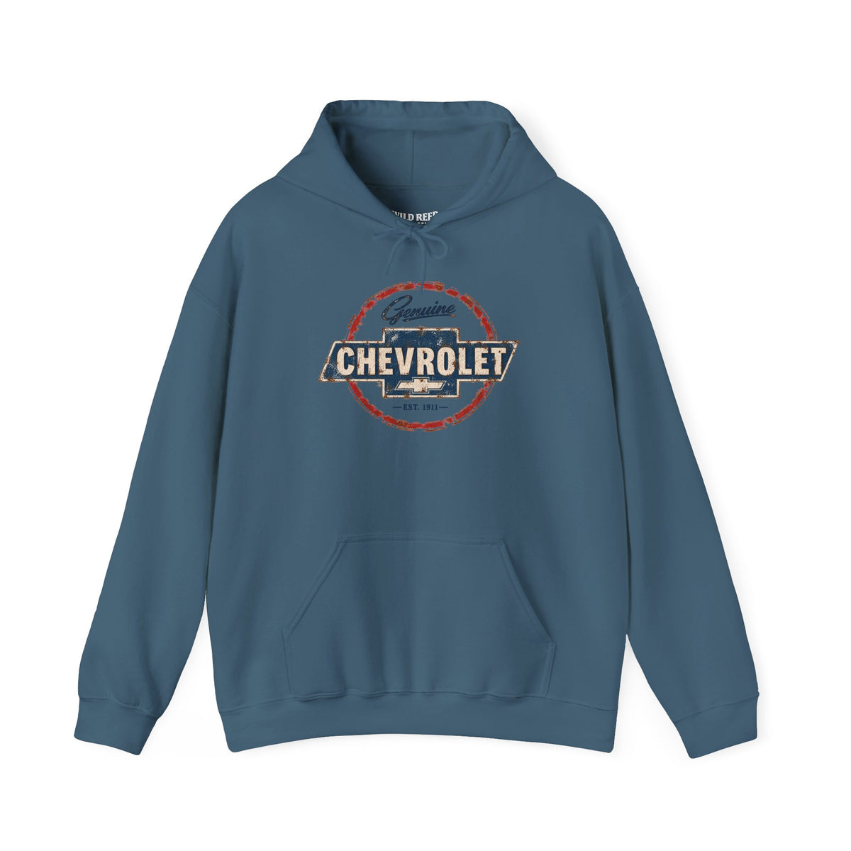 Vintage Genuine Chevrolet Graphic Hoodie | Retro Classic Car Sweatshirt
