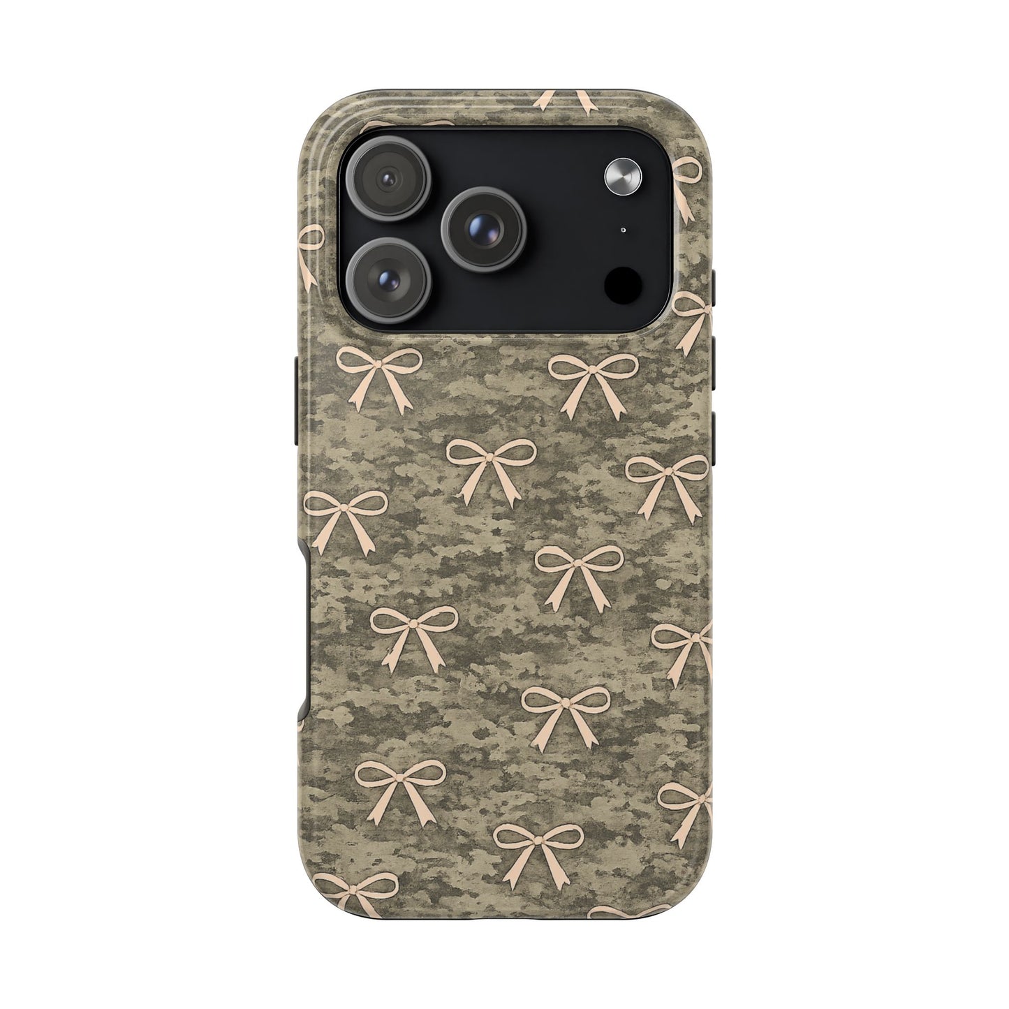 Camo Pink Bow Phone Case – Cute Western Aesthetic