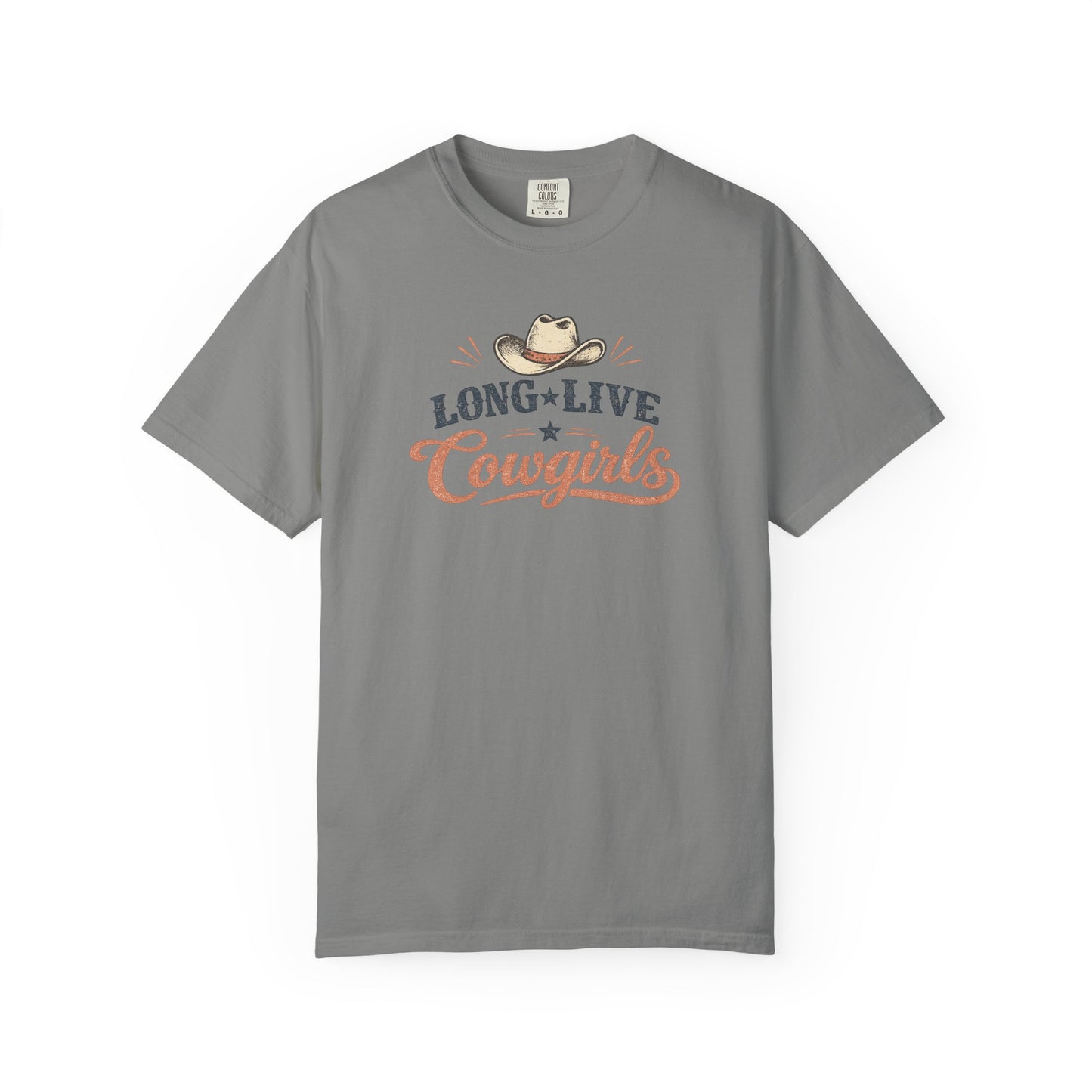 Long Live Cowgirls Vintage Western Graphic Tee | Distressed Country Shirt | Cowgirl Concert Tee | Wild Range Collection