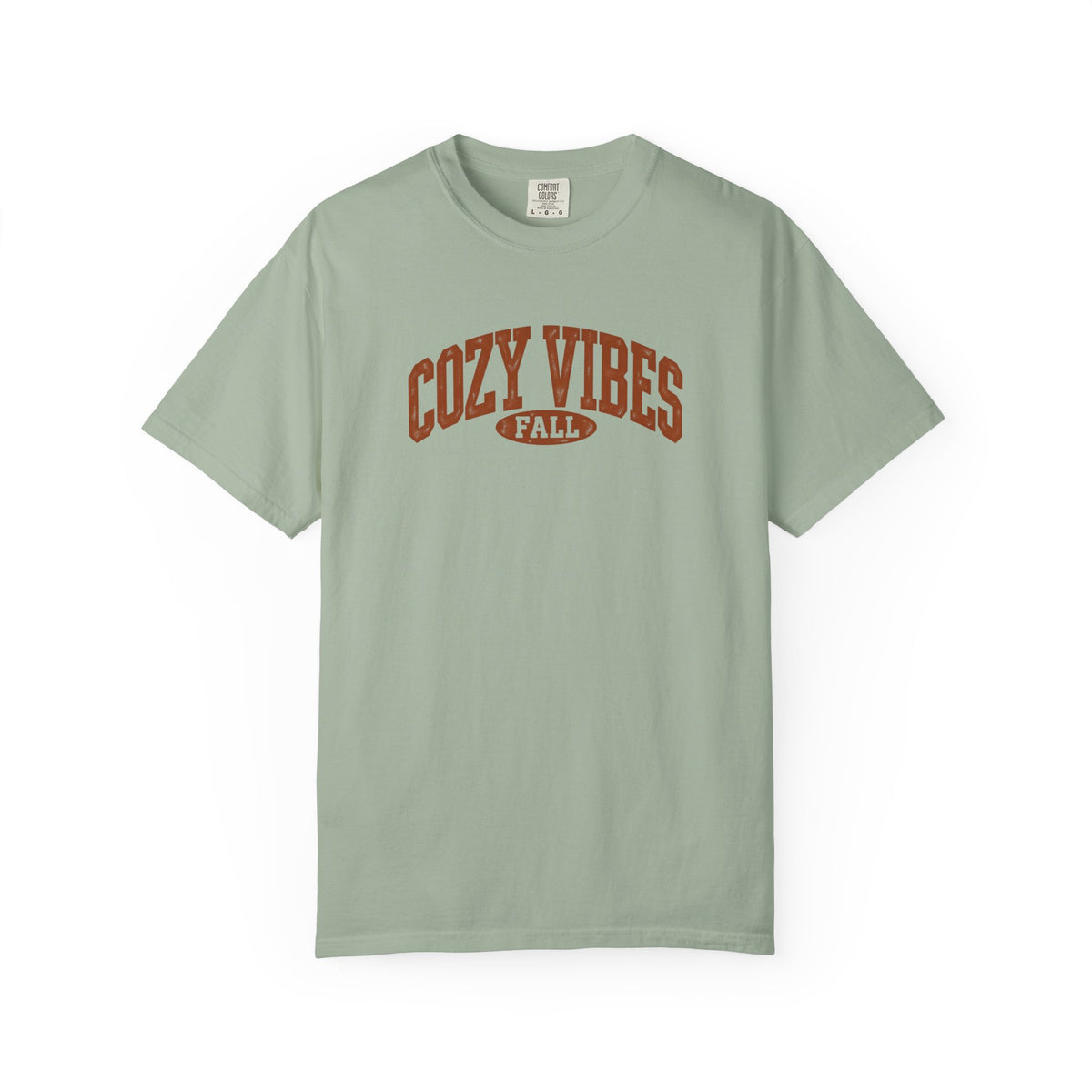 Cozy Vibes Fall Graphic Tee | Vintage Collegiate Comfort Colors 1717 T-Shirt