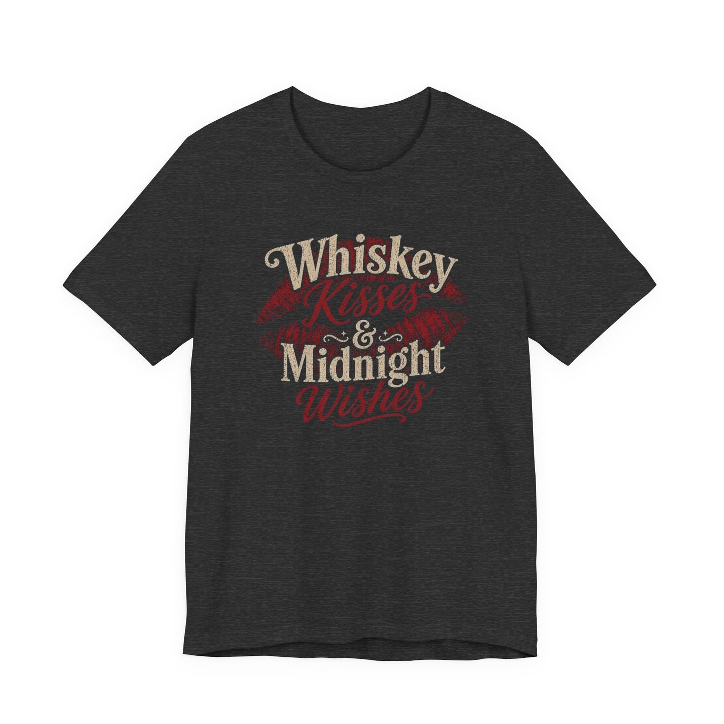 Whiskey Kisses & Midnight Wishes Vintage Graphic Tee