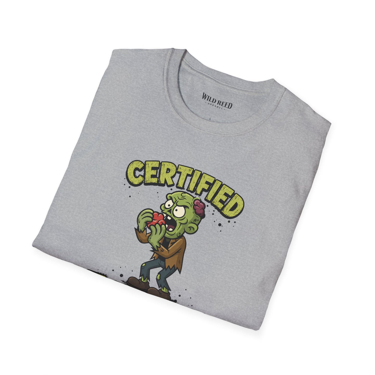 Certified Foodie Funny Zombie Graphic Tee