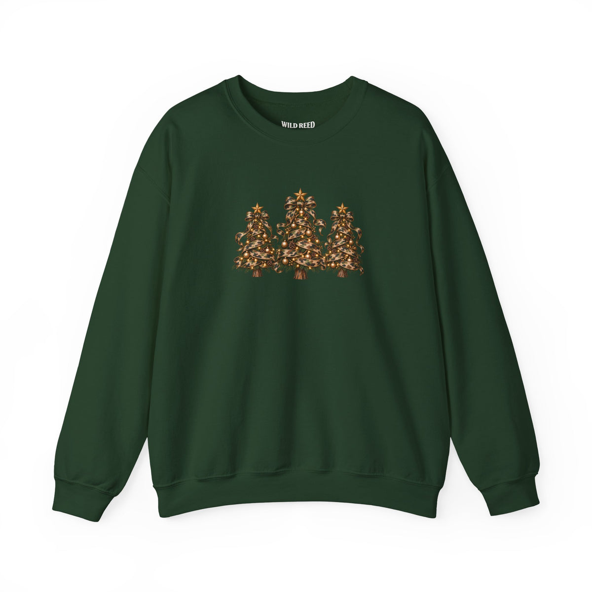 Camo Christmas Trees Sweatshirt | Rustic Holiday Crewneck