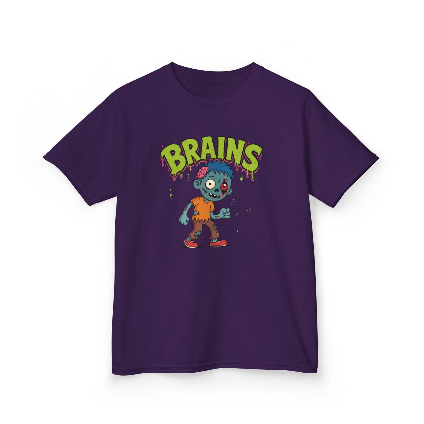 Brains Zombie Kids Halloween T-Shirt