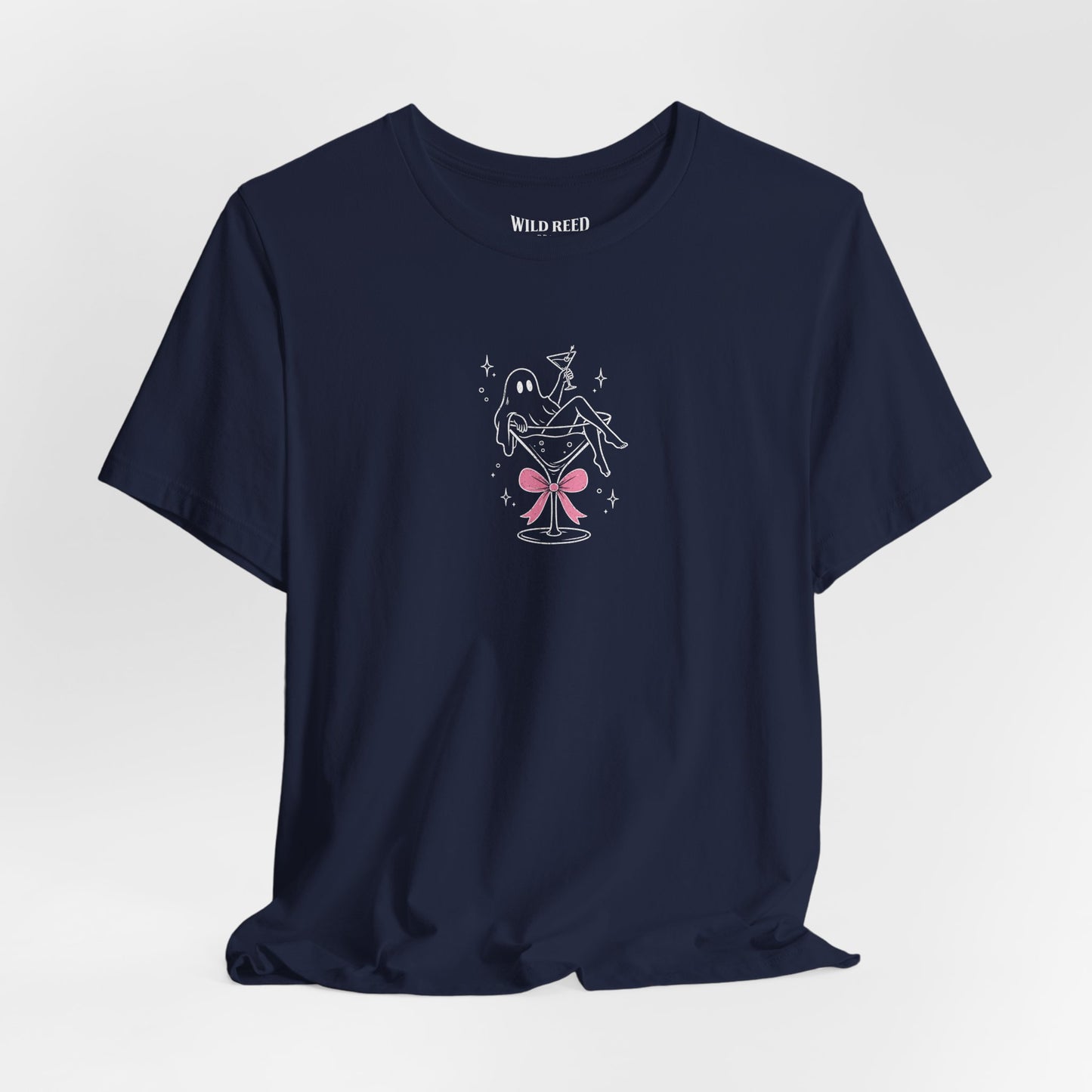 Martini Ghost T-Shirt – Cute Halloween Cocktail Graphic Tee