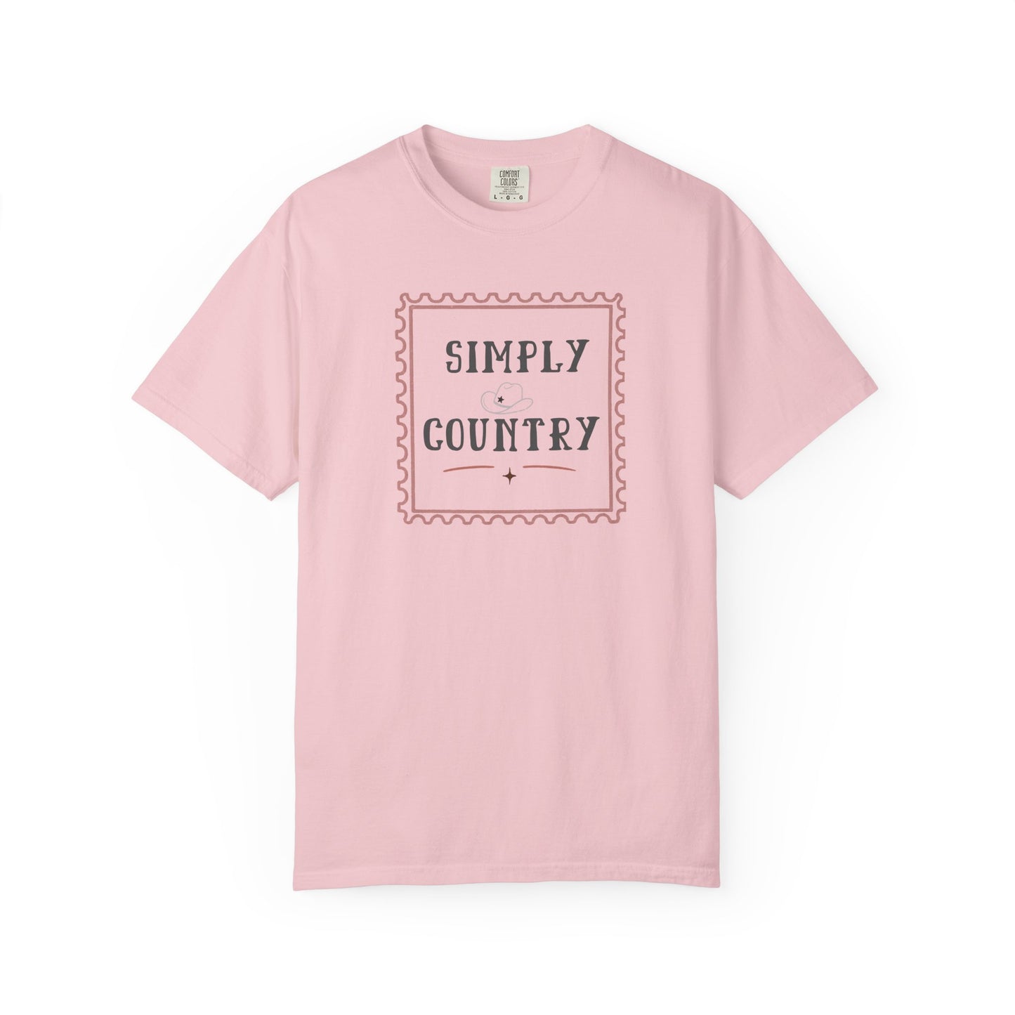 Simply Country Stamp Graphic Tee | Minimal Western Shirt | Wild Reed Apparel