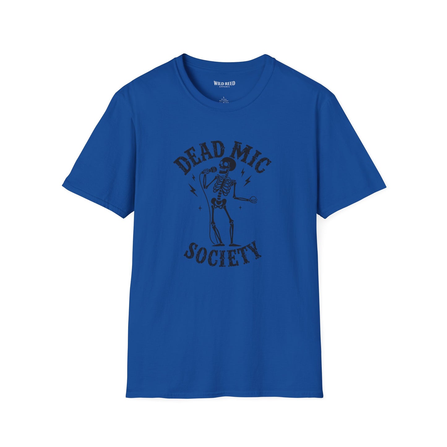 Dead Mic Society Skeleton Halloween T-Shirt