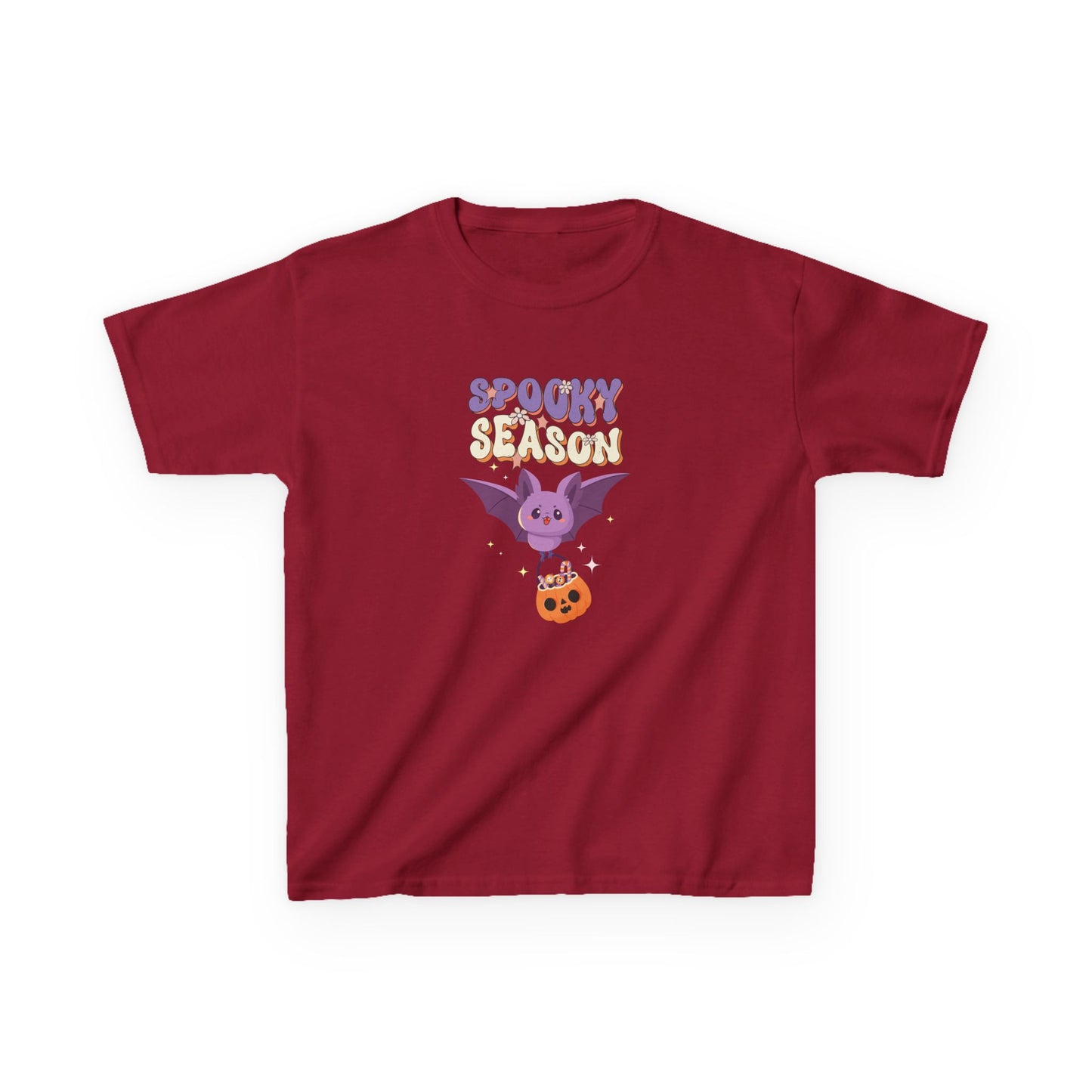 Spooky Season Bat Kids Halloween T-Shirt